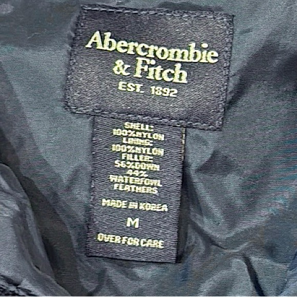 NWOT A&F Down Jacket - Picture 8 of 12